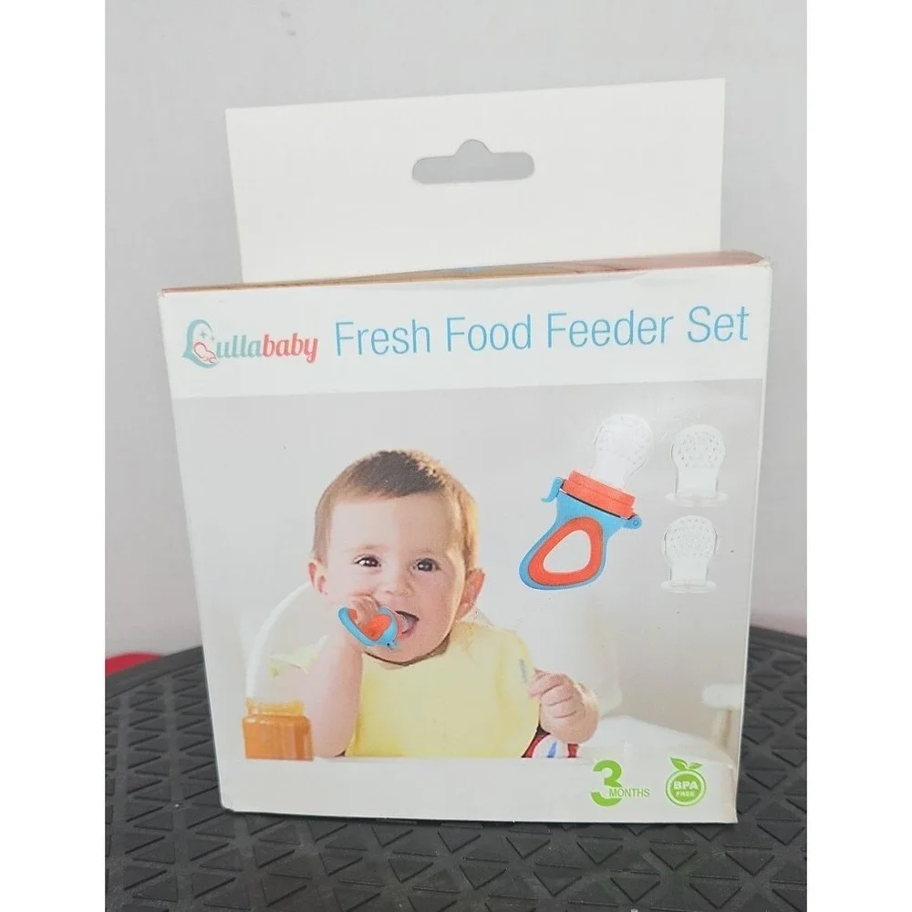 Lullababy Fresh Food Feeder Set NEW 3+ Months BPA Free‎